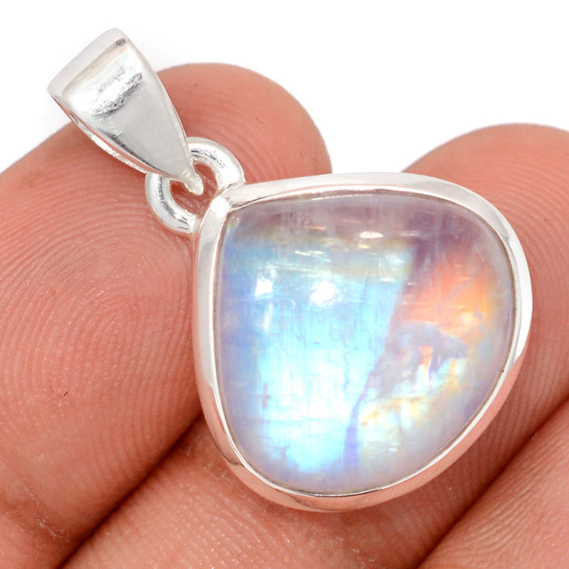 1.2" Blue Fire Moonstone Pendants - BFMP2981