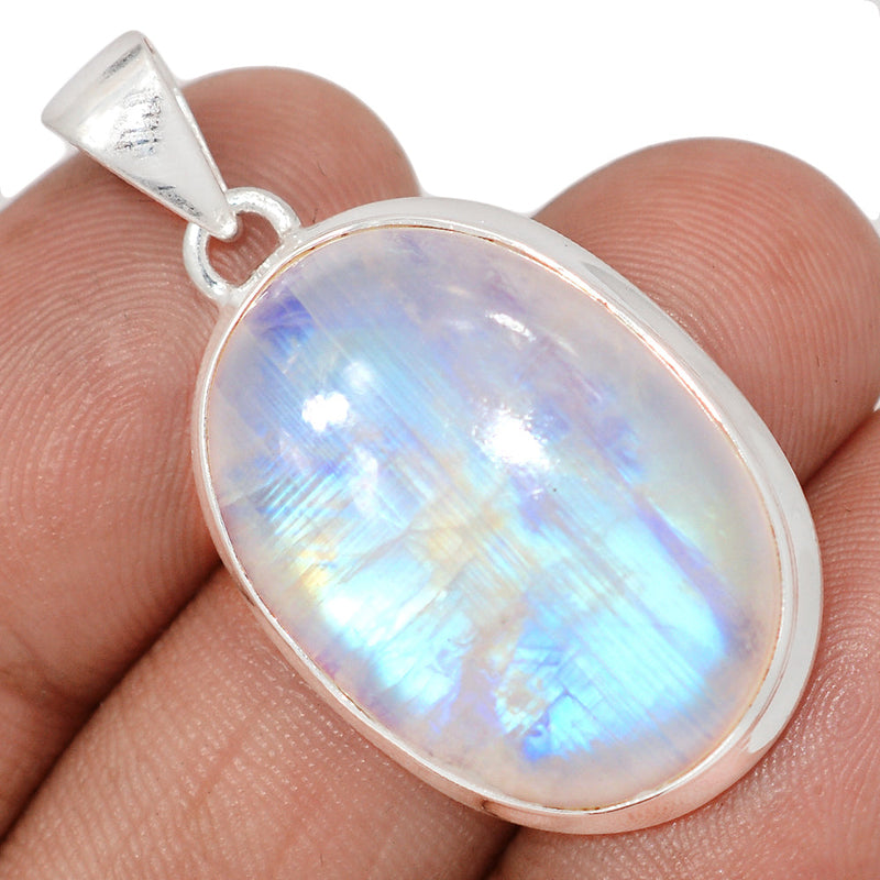 1.5" Blue Fire Moonstone Pendants - BFMP2991