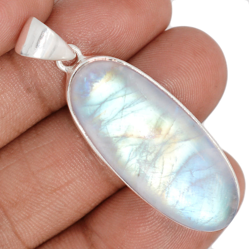 1.8" Blue Fire Moonstone Pendants - BFMP3001