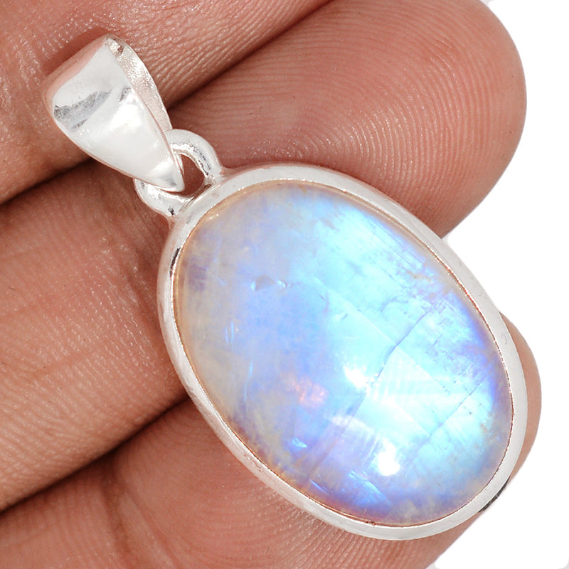1.5" Blue Fire Moonstone Pendants - BFMP3004
