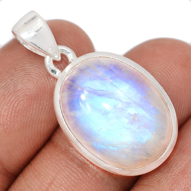 1.3" Blue Fire Moonstone Pendants - BFMP3007