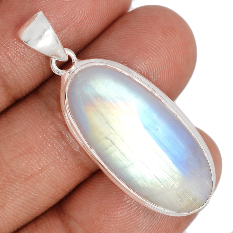 1.6" Blue Fire Moonstone Pendants - BFMP3009