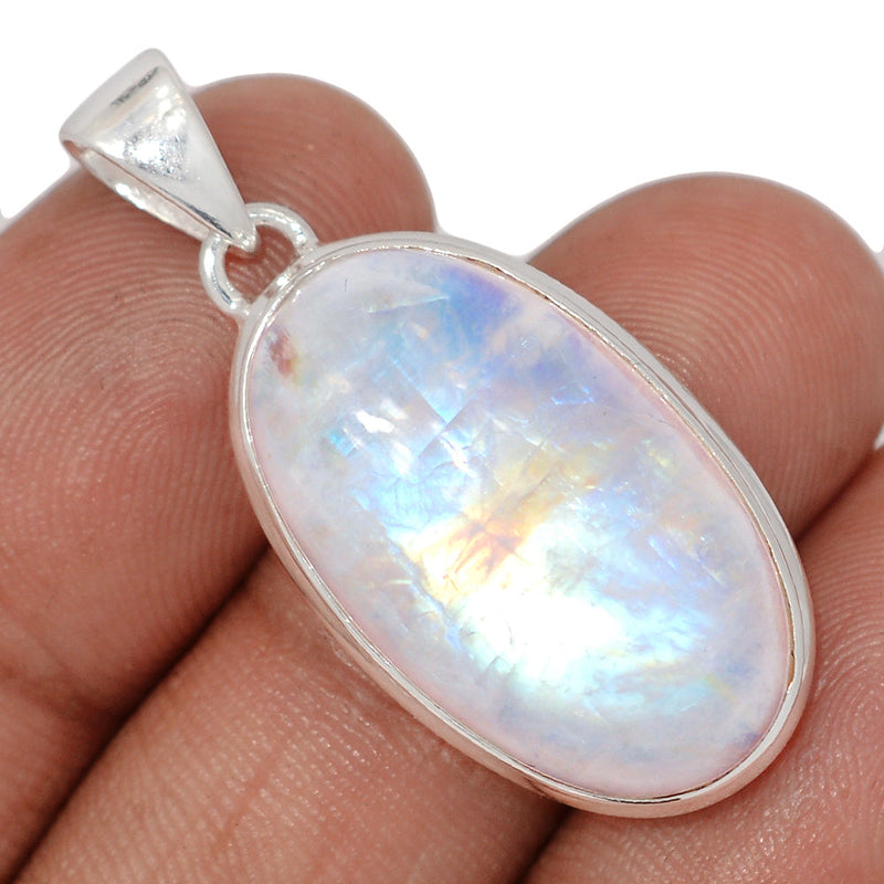 1.5" Blue Fire Moonstone Pendants - BFMP3010