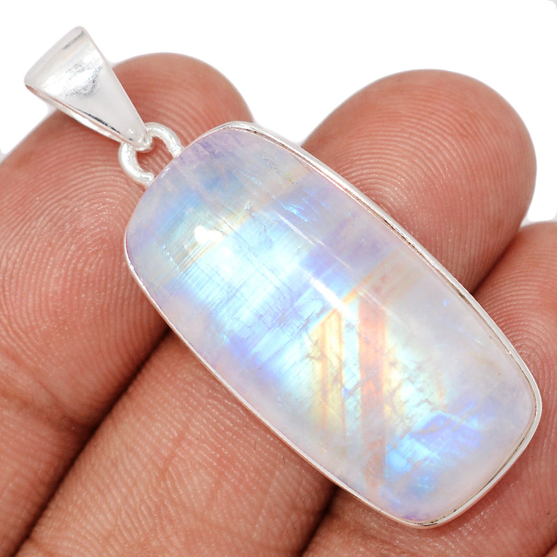 1.7" Blue Fire Moonstone Pendants - BFMP3014