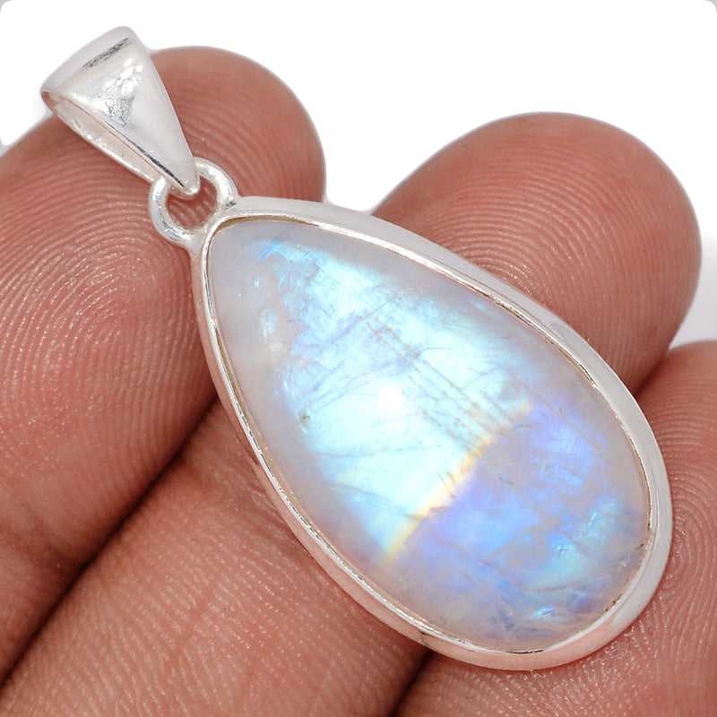1.6" Blue Fire Moonstone Pendants - BFMP3018