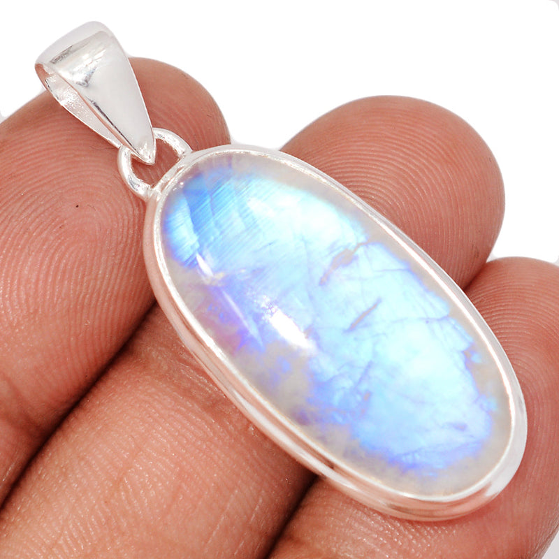 1.7" Blue Fire Moonstone Pendants - BFMP3022