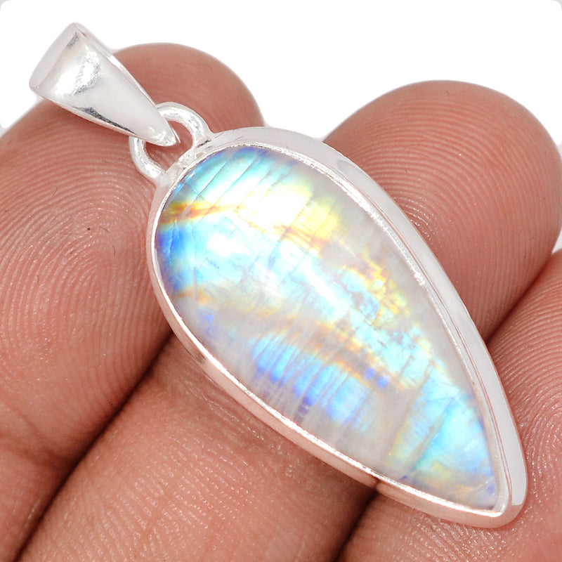 1.6" Blue Fire Moonstone Pendants - BFMP3023