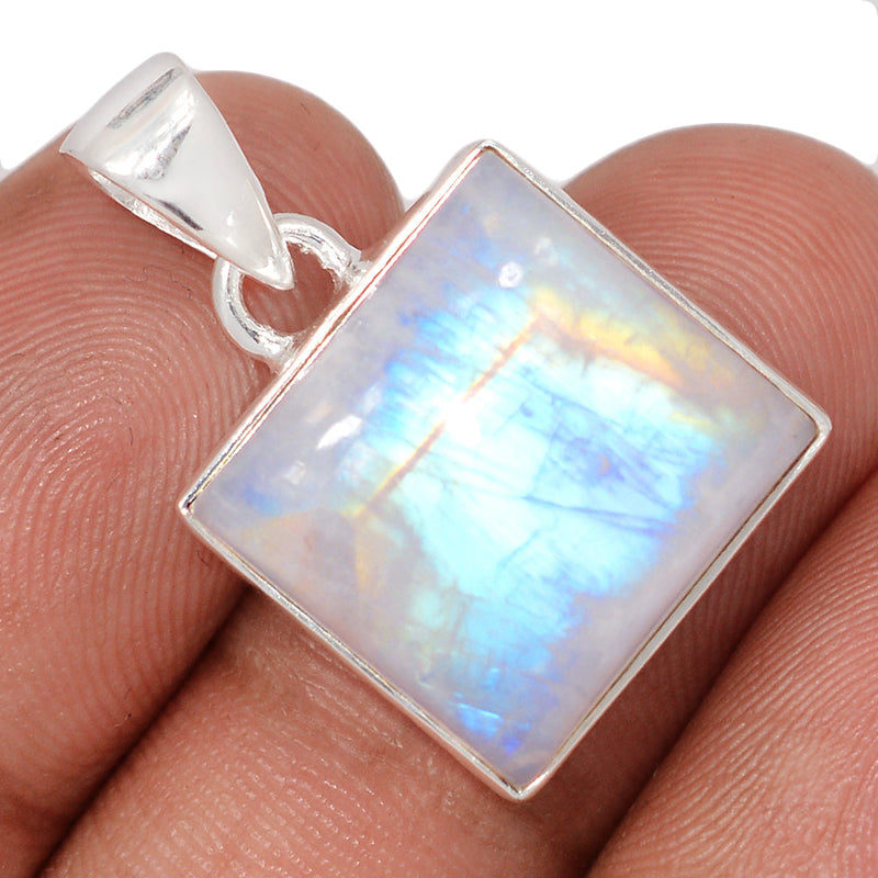 1.1" Blue Fire Moonstone Pendants - BFMP3029