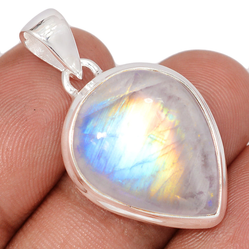1.3" Blue Fire Moonstone Pendants - BFMP3030