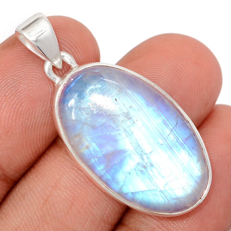 1.5" Blue Fire Moonstone Pendants - BFMP3034