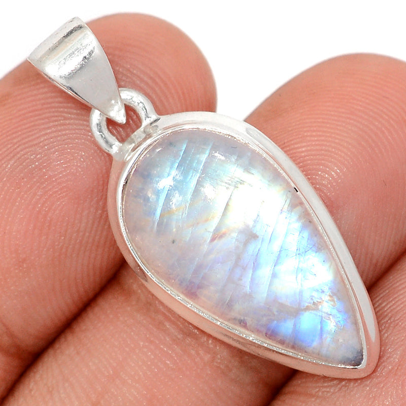1.3" Blue Fire Moonstone Pendants - BFMP3035