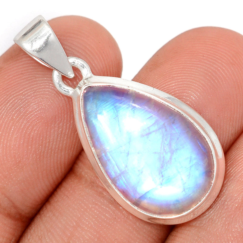 1.3" Blue Fire Moonstone Pendants - BFMP3038