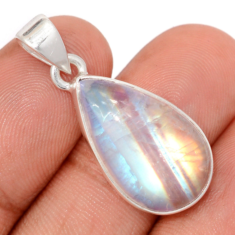 1.3" Blue Fire Moonstone Pendants - BFMP3042
