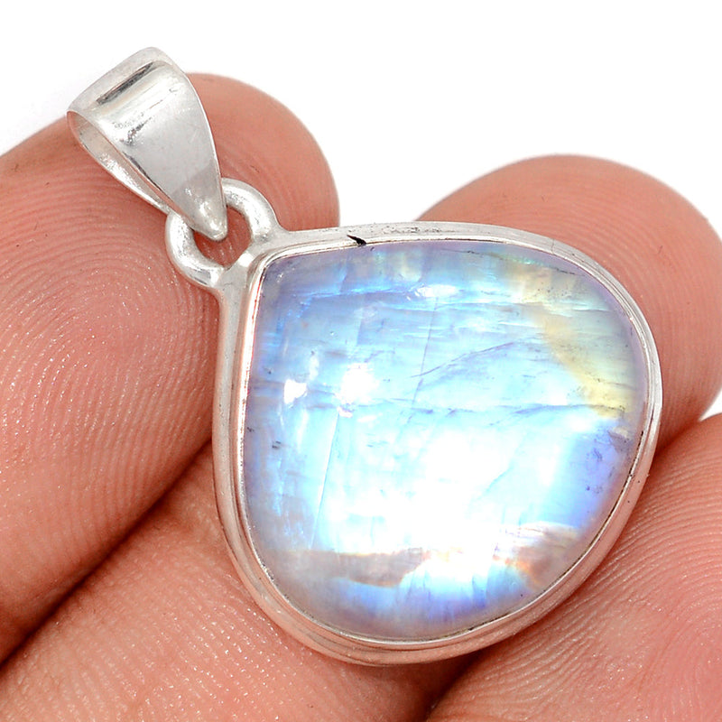 1.2" Blue Fire Moonstone Pendants - BFMP3045