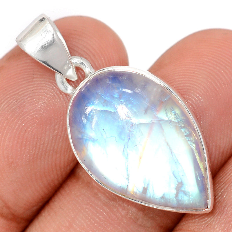 1.2" Blue Fire Moonstone Pendants - BFMP3047