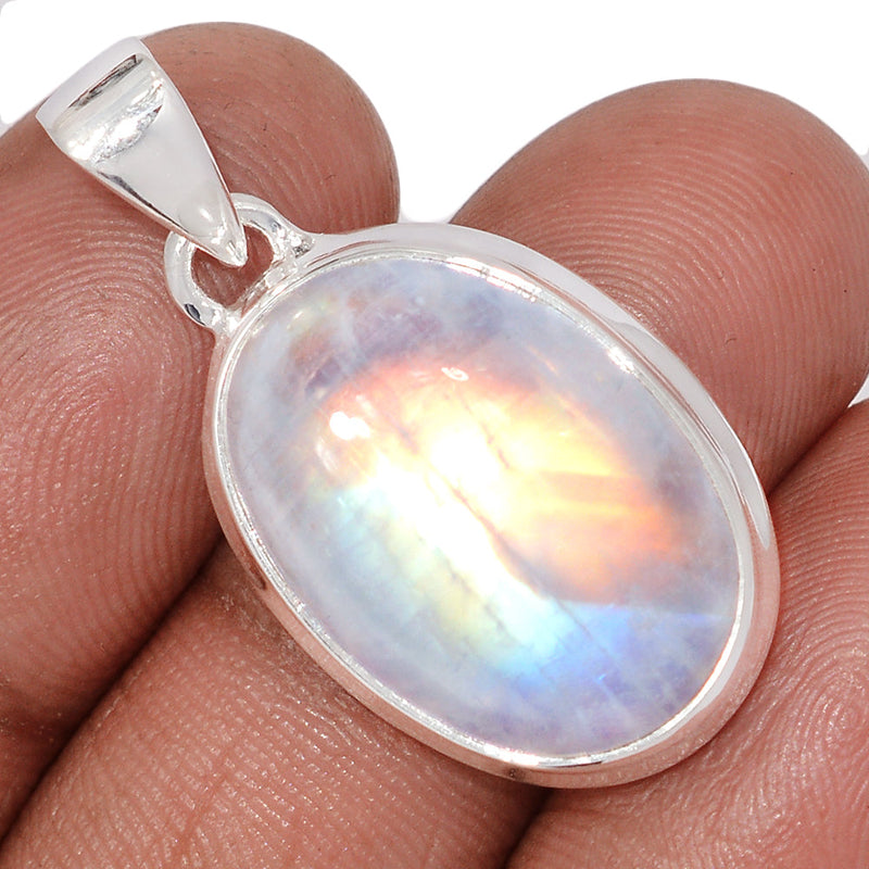 1.3" Blue Fire Moonstone Pendants - BFMP3053