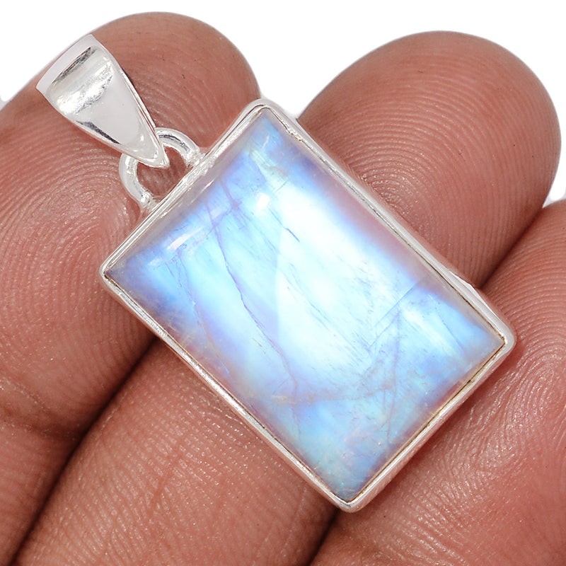 1.3" Blue Fire Moonstone Pendants - BFMP3054