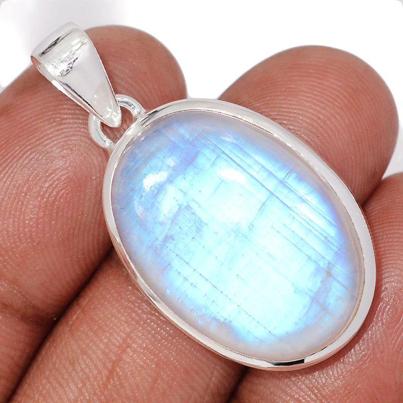 1.5" Blue Fire Moonstone Pendants - BFMP3055