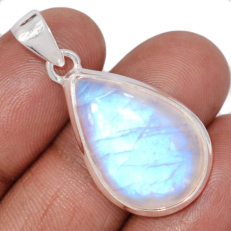 1.5" Blue Fire Moonstone Pendants - BFMP3056