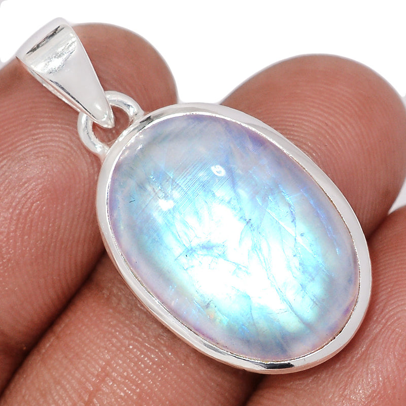 1.3" Blue Fire Moonstone Pendants - BFMP3057