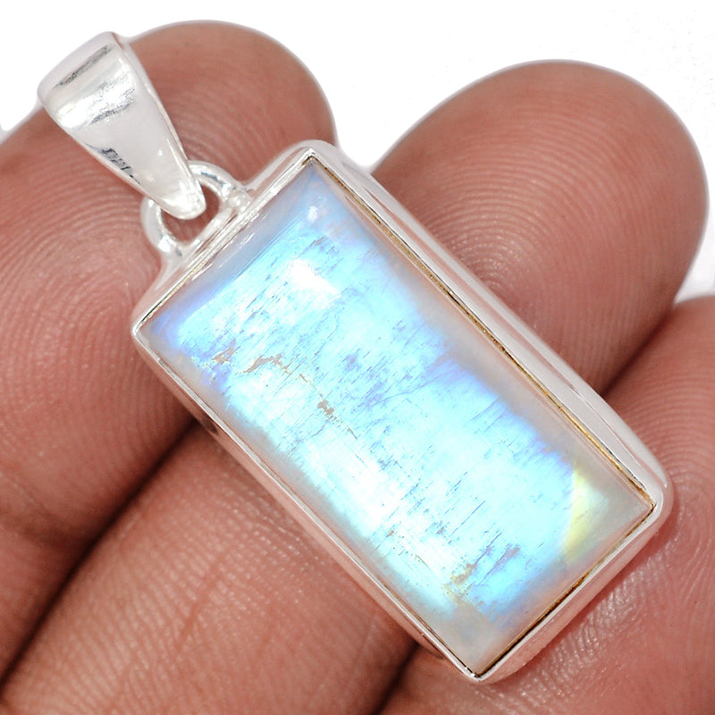 1.5" Blue Fire Moonstone Pendants - BFMP3058