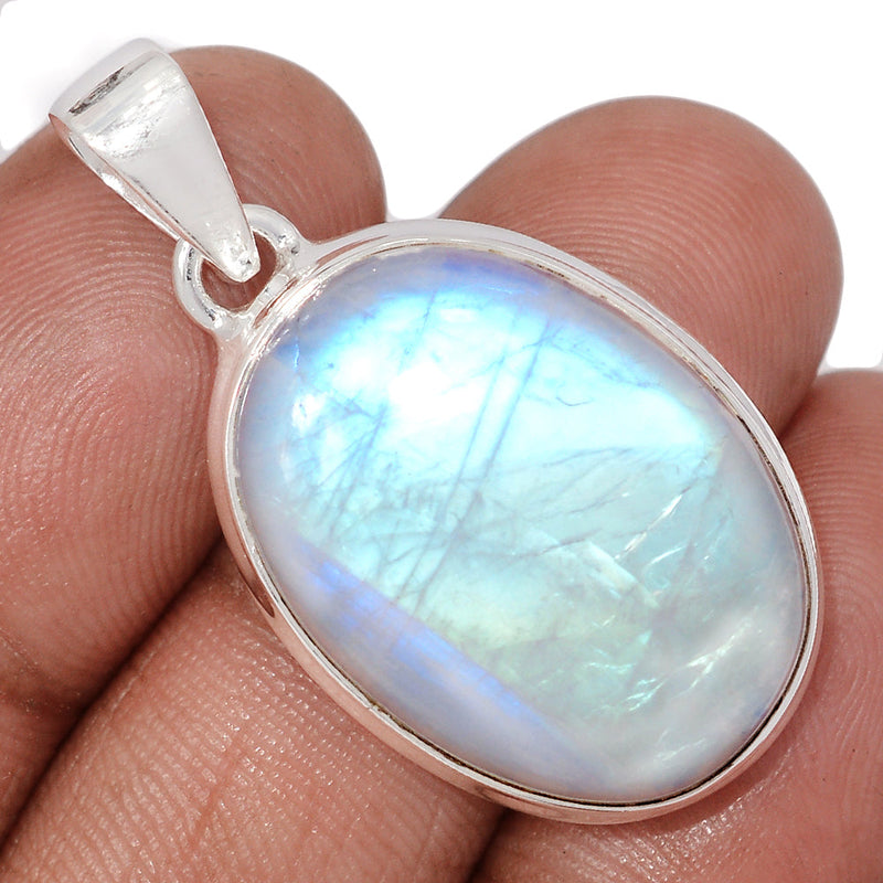 1.5" Blue Fire Moonstone Pendants - BFMP3063