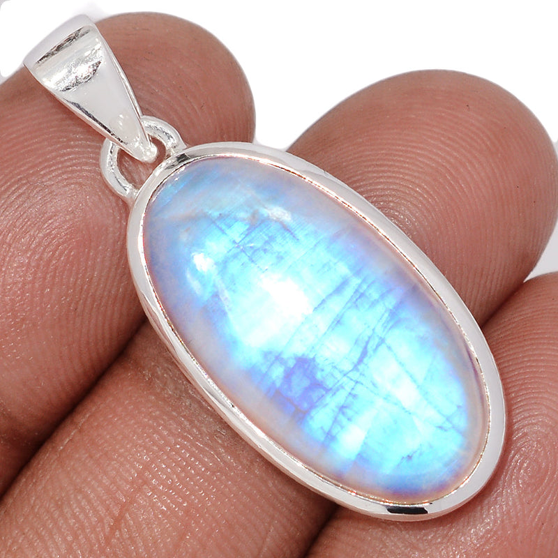 1.5" Blue Fire Moonstone Pendants - BFMP3065