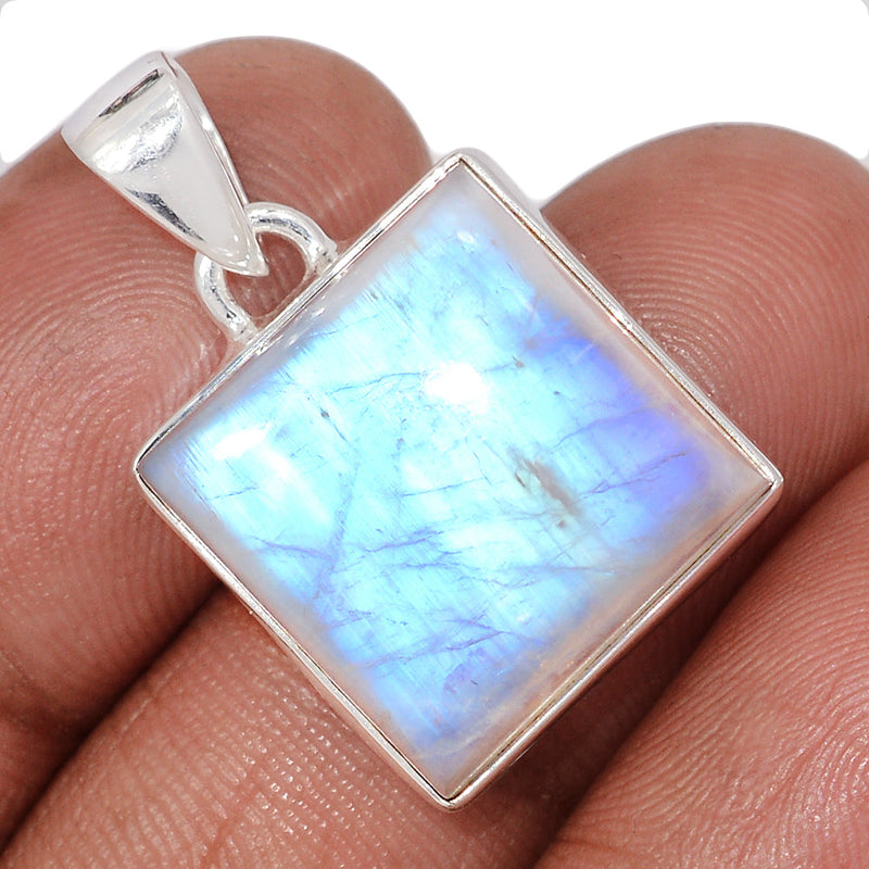 1.1" Blue Fire Moonstone Pendants - BFMP3066