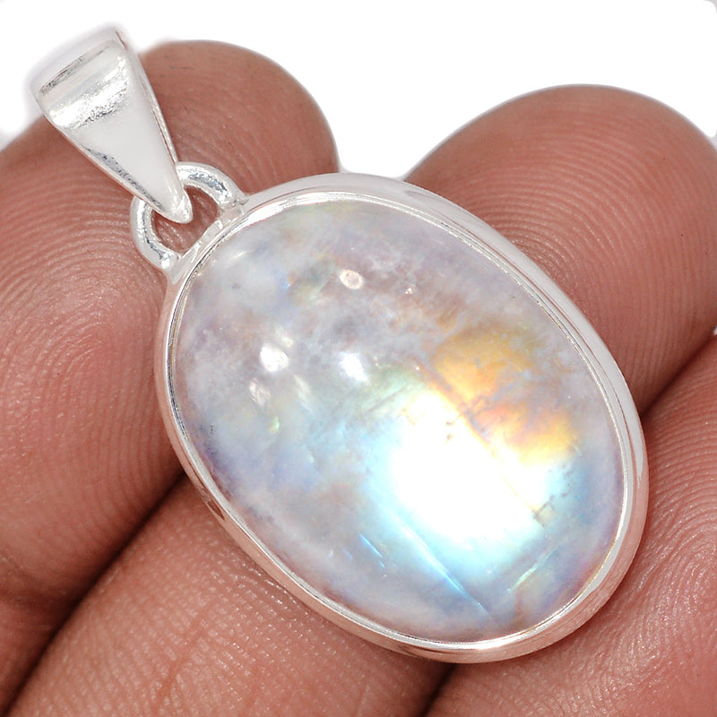 1.5" Blue Fire Moonstone Pendants - BFMP3068