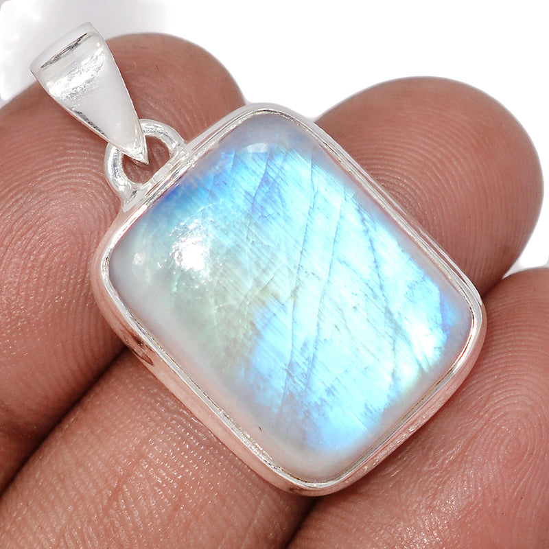 1.3" Blue Fire Moonstone Pendants - BFMP3071