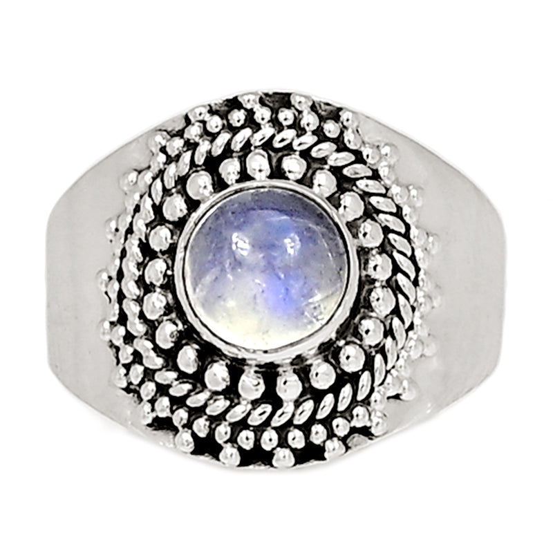 Fine Filigree - Blue Fire Moonstone Ring - BFMR1568