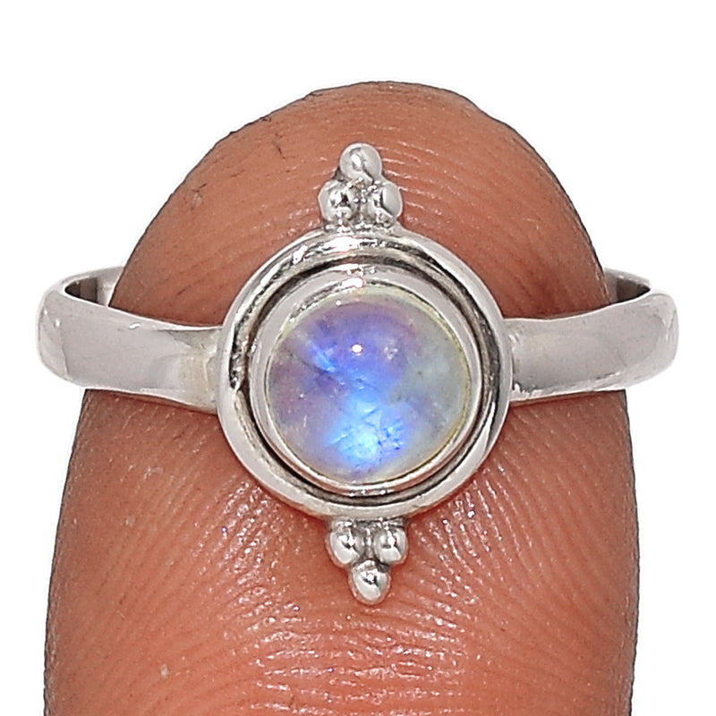 Blue Fire Moonstone Ring - BFMR3001