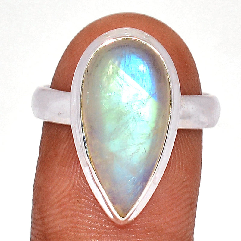Blue Fire Moonstone Rings - BFMR4254