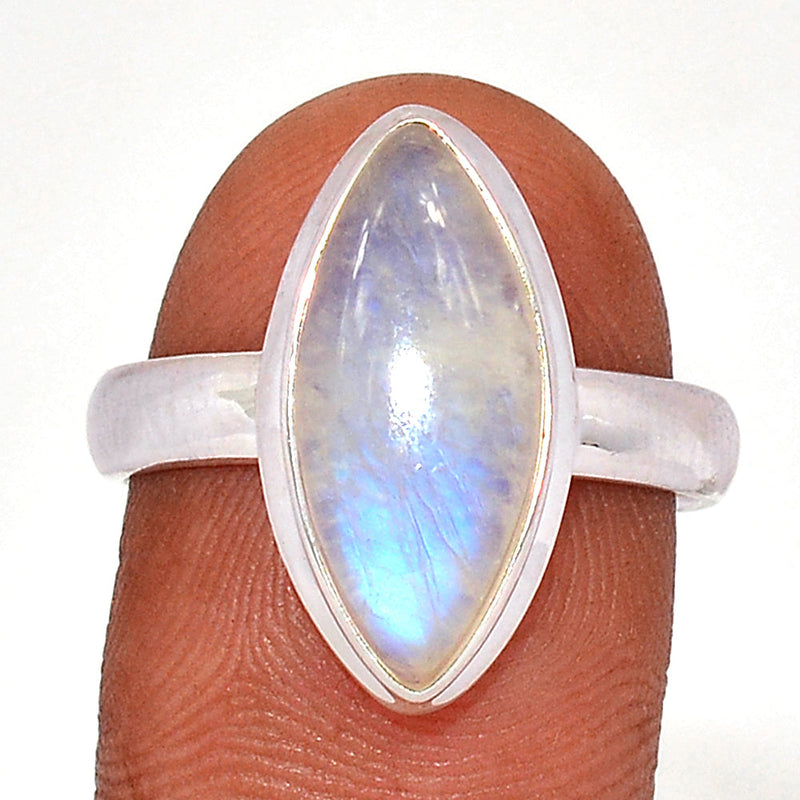 Blue Fire Moonstone Ring - BFMR4266