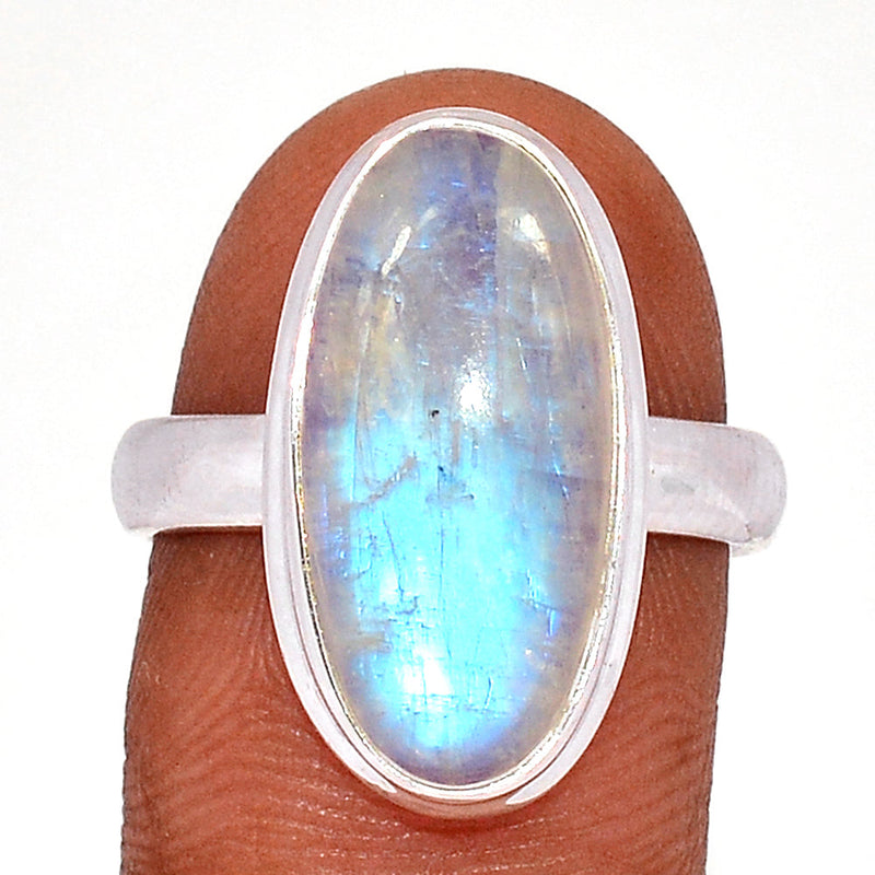 Blue Fire Moonstone Ring - BFMR4280