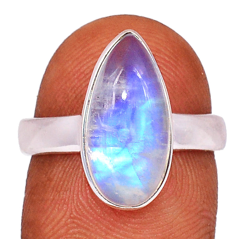 Blue Fire Moonstone Ring - BFMR4340