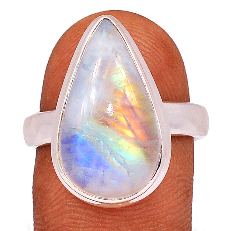 Blue Fire Moonstone Rings - BFMR4363