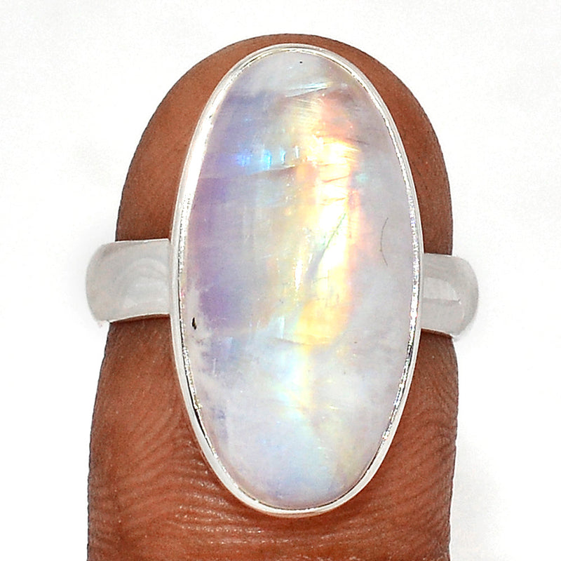Blue Fire Moonstone Ring - BFMR4531