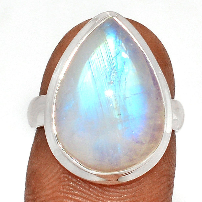 Blue Fire Moonstone Ring - BFMR4534