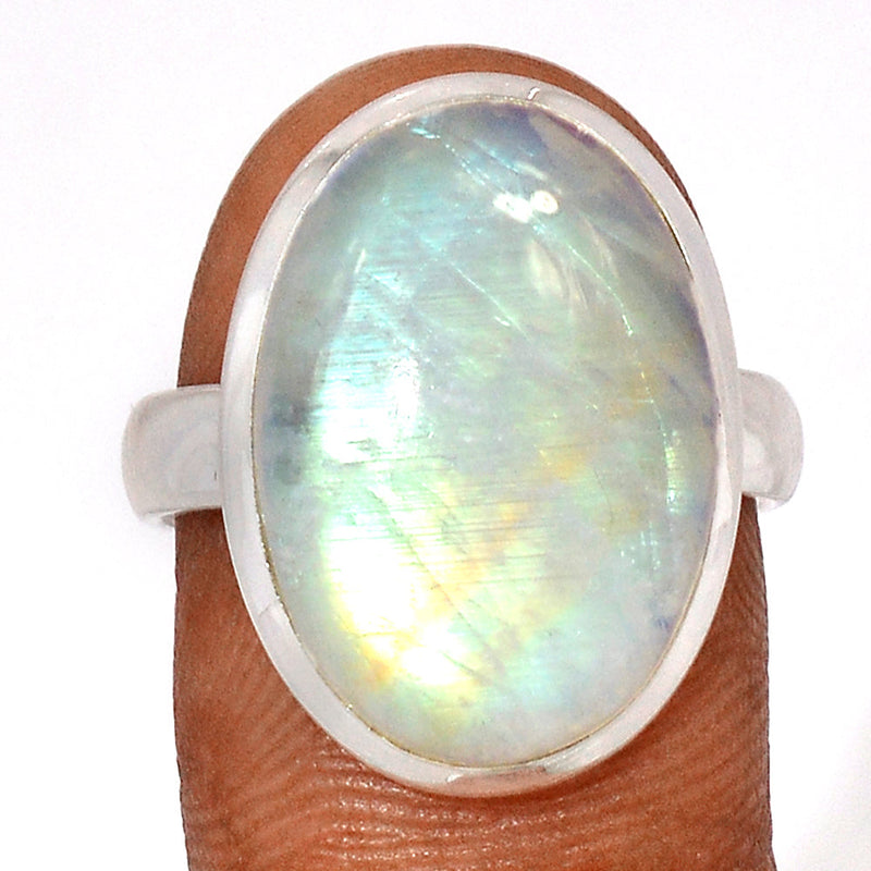Blue Fire Moonstone Ring - BFMR4541