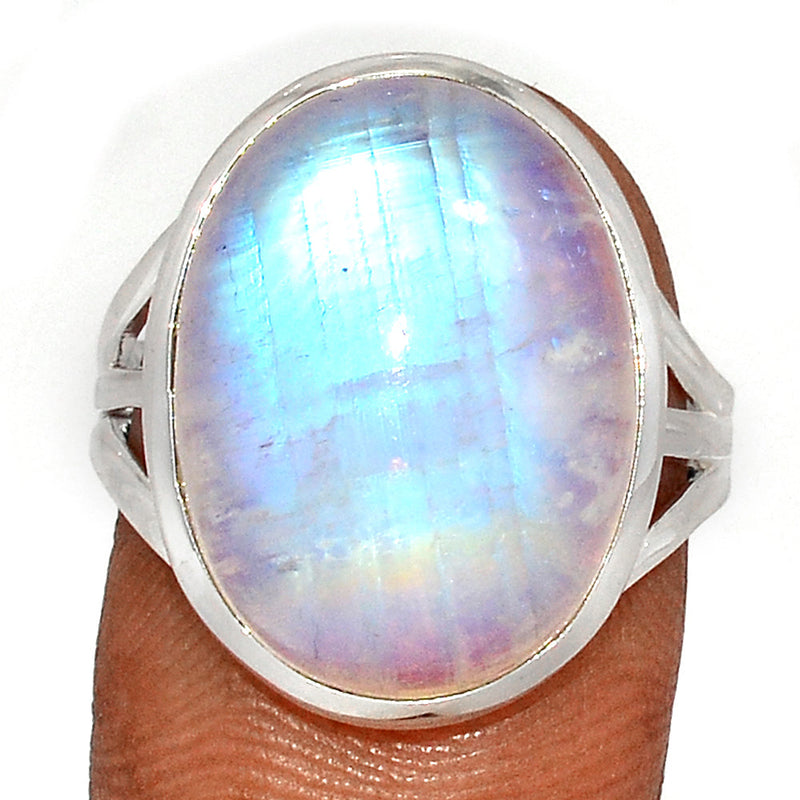 Blue Fire Moonstone Ring - BFMR4551