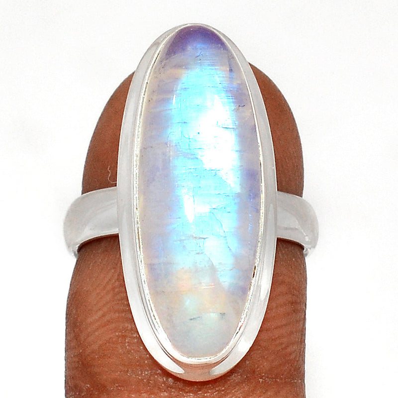 Blue Fire Moonstone Ring - BFMR4552
