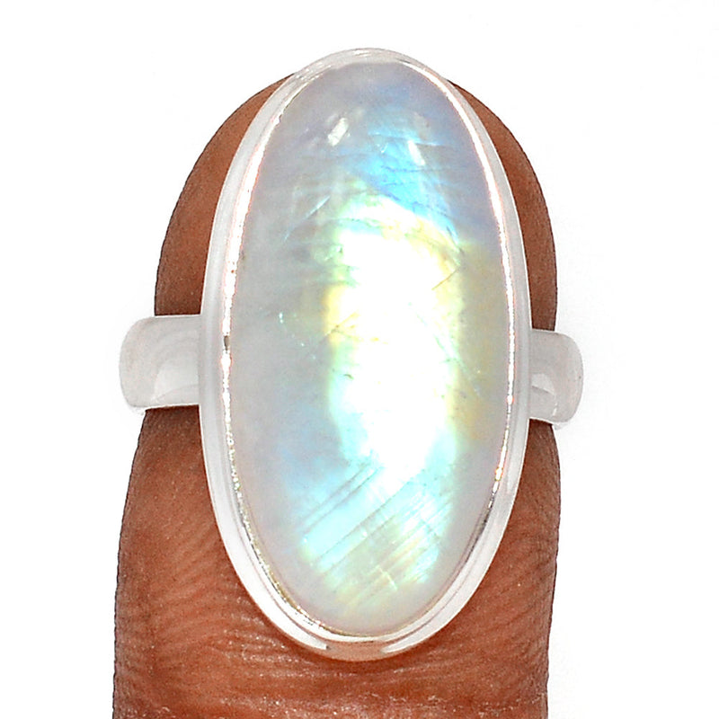 Blue Fire Moonstone Ring - BFMR4554