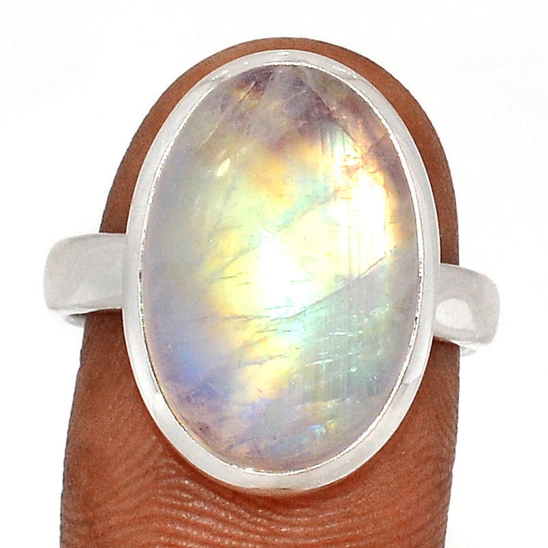 Blue Fire Moonstone Ring - BFMR4572