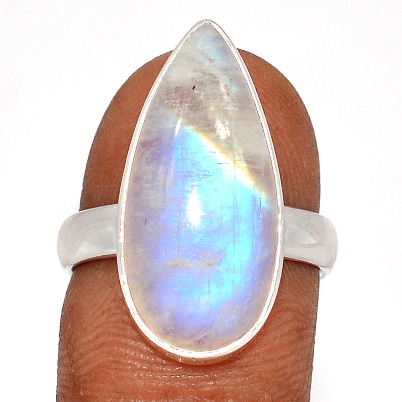 Blue Fire Moonstone Ring - BFMR4577