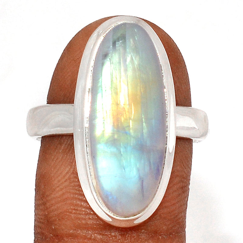 Blue Fire Moonstone Ring - BFMR4588