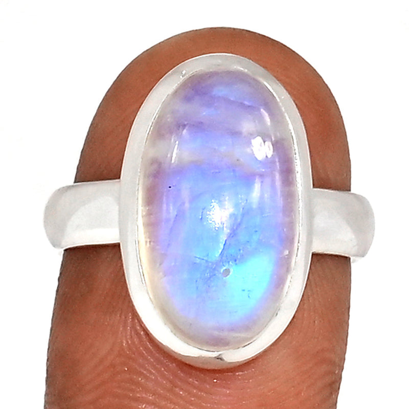 Blue Fire Moonstone Ring - BFMR4725