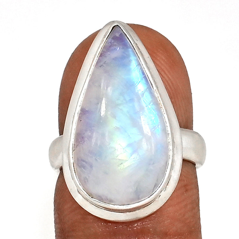 Blue Fire Moonstone Ring - BFMR4726