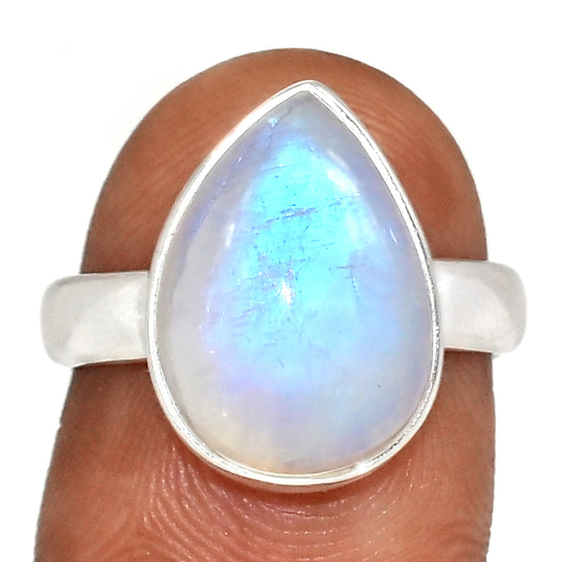 Blue Fire Moonstone Ring - BFMR4734