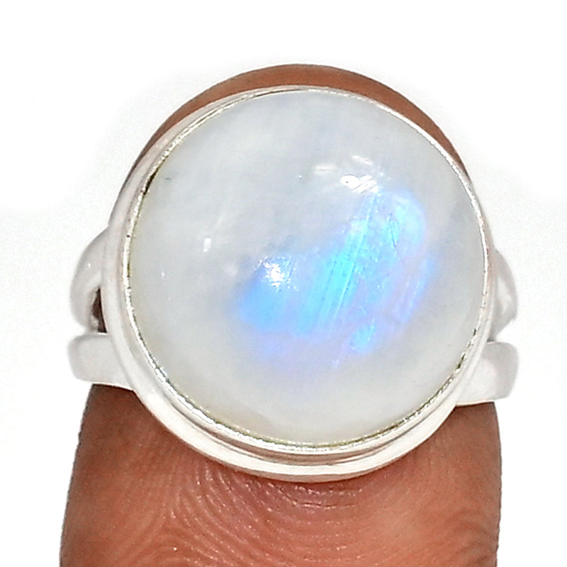 Blue Fire Moonstone Ring - BFMR4735